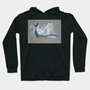 Reclining Woman by Arthur Bowen Davies Hoodie